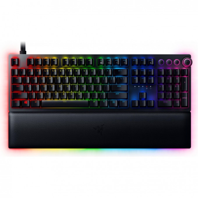 Игровая клавиатура RAZER Huntsman V2 Analog - Analog Optical Gaming Keyboard - Russian Layout RZ03-03610800-R3R1