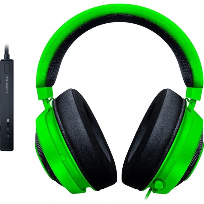 Игровая стерео гарнитура RAZER Kraken Tournament Edition - Wired Gaming Headset with USB Audio Controller - Green - FRML Packaging RZ04-02051100-R3M1